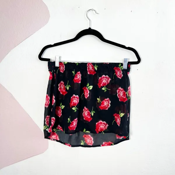 Y2K Abercrombie & Fitch Mini Skirt Sheer Vintage 2000s‎ Coquette XS - Image 2