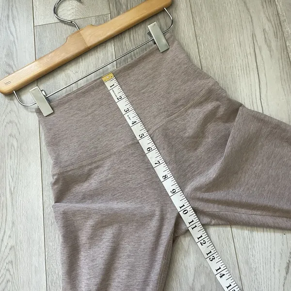 Beyond Yoga Leggings spacedye crop skinny womens Beige xsmall workout activewear - Image 7