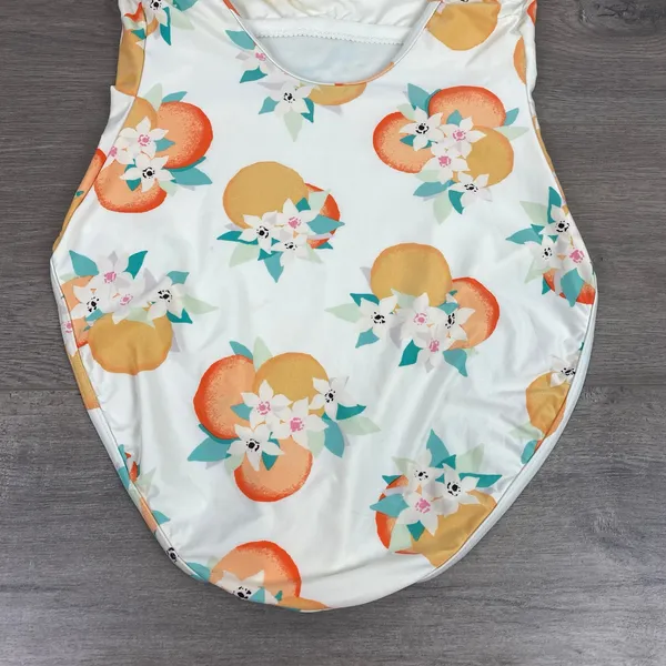 Kate Spade New York Cream Oranges Print One Piece Swimsuit Sz.M - Image 11