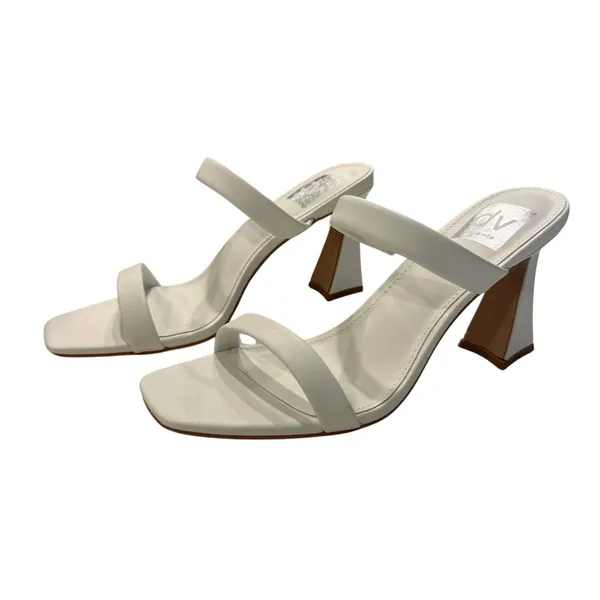 DV Dolce Vita Yorke Two-Band Square-Toe High-Heel Dress Sandals, Size 6.5 - Image 2