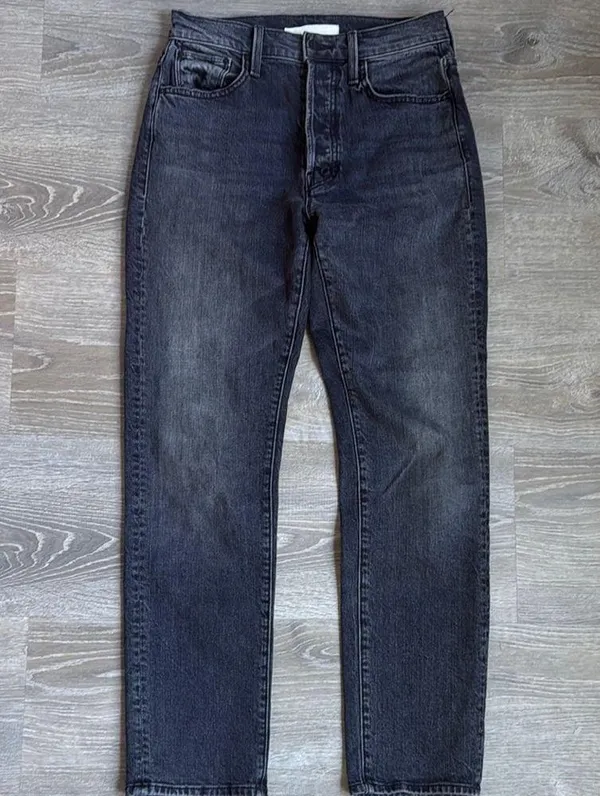 MOTHER High Waisted Hiker Hover Jeans Roadtrip Renegade Black 26 - Image 2