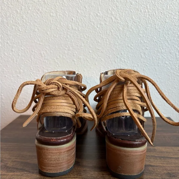 Freebird by Steven Jojo Brown Leather Ankle Boots - Image 6