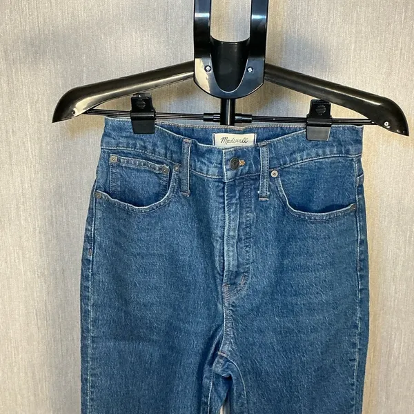 Madewell Classic High Rise Blue Denim Jeans Size 27 - Image 2