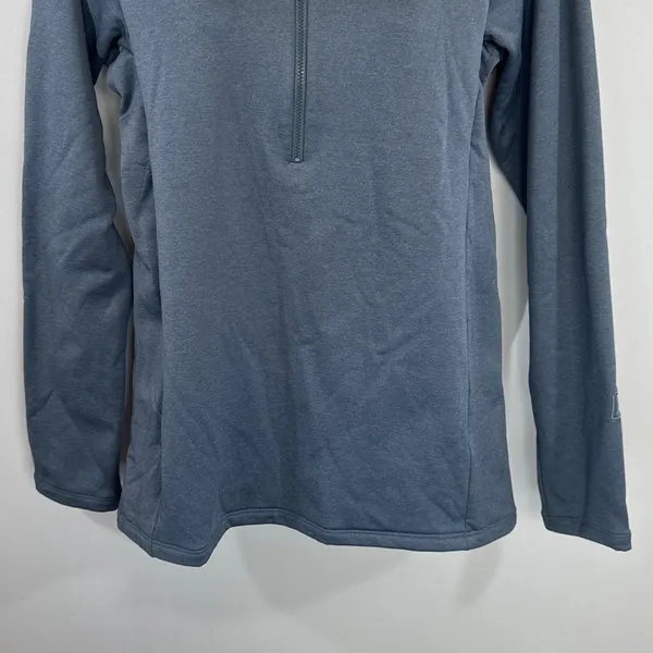 Patagonia R1 Daily Quarter-Zip Pullover Womens Medium Blue Gray Fleece Layer‎ - Image 3