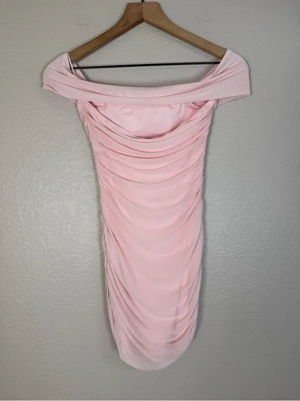 More To Come Revolve Neena Mini Dress in Light Pink Small NEW $78 - Image 9