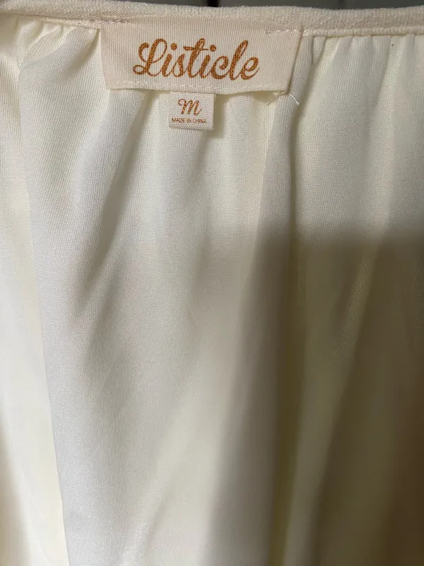Cream BoHo Dress - Image 3
