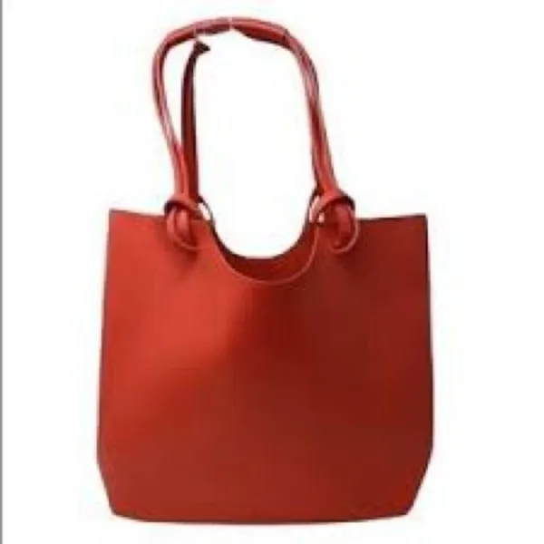 Neiman Marcus Coral Tote‎ Shoulder Purse Bag - Image 2