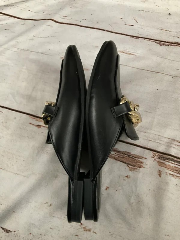 Nicole Miller FAUX LEATHER APPLIE MULES - Image 3