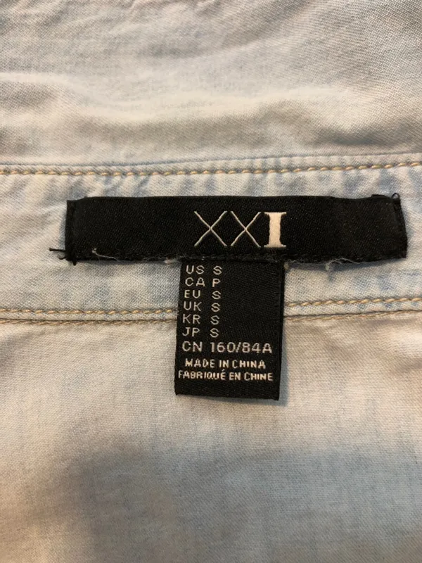 Chambray Shirt Blue - Image 3