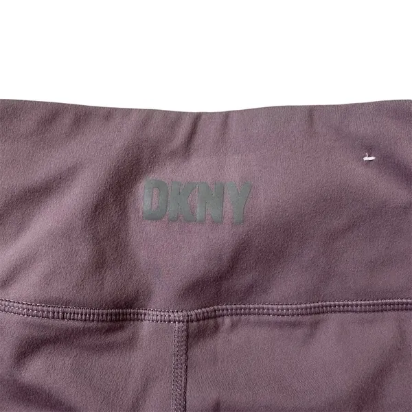 DKNY Bike Shorts Womens Medium Purple High Rise Cycling Side Pocket | 28-19 - Image 3