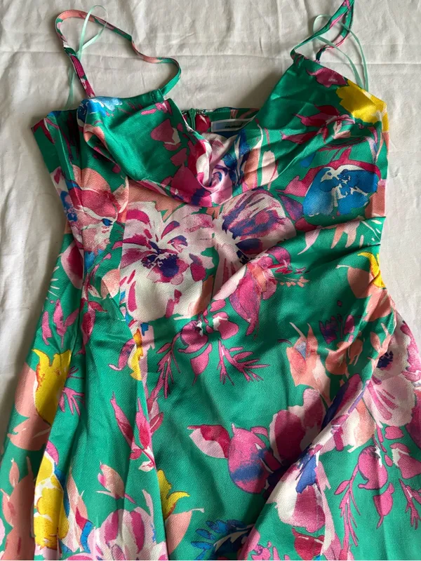 Vero Moda Floral Midi Dress Size Large NWT - Image 3