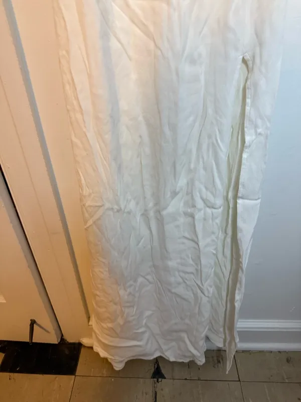 Maja Bali White Puff Sleeve Sweetheart Boho Cottagecore Maxi Dress - Image 7