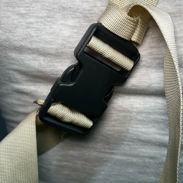 The North Face large peach, cross body bag - Image 8