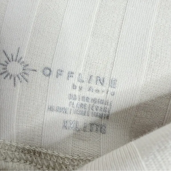 OFFLINE By Aerie OG‎ Groove Flare Legging Soft Oat Ivory XXL Strechy Pull On - Image 5
