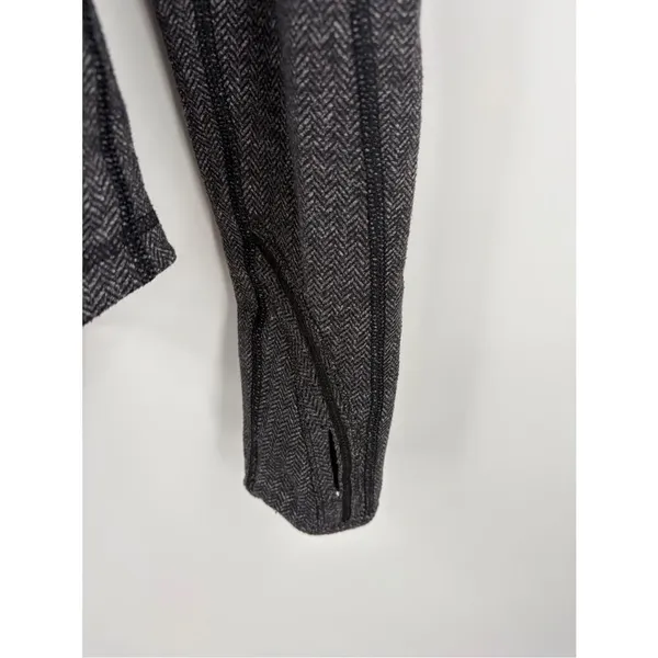 Lululemon run U-Turn black heathered coal quarter zip pullover women’s S - Image 3