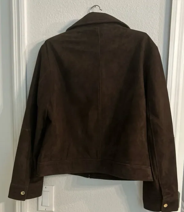 Rebecca Minkoff Genuine Suede Zip-Front Jacket-Brand New Rtl $495.00 - Image 4