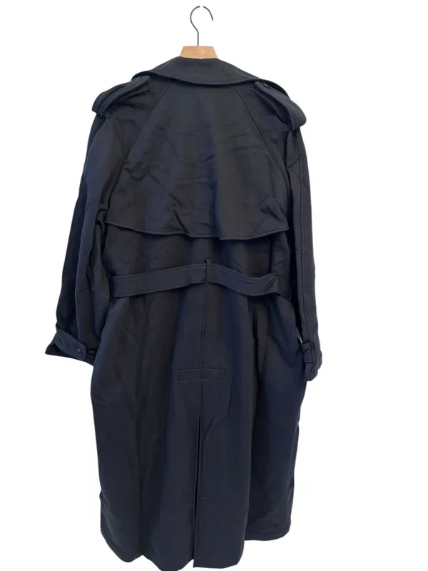 SKIMS NWT Boyfriend Fleece Oversized Trench Coat - Onyx XS - Image 4