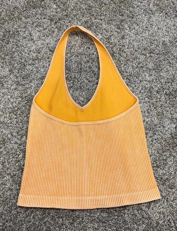 Halter tank Yellow - Image 2