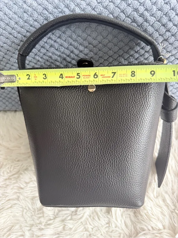 🇮🇹 Firenze Pebble Leather Two in One Bucket Bag - Image 12