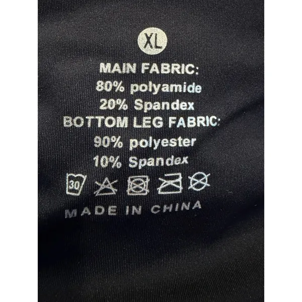 Women‎ Black Athletic Shorts XL Built-In Liner Running Tennis Golf Activewear - Image 4