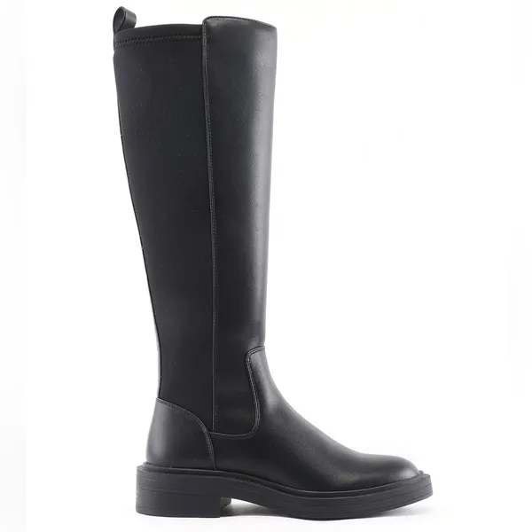 NWT Kenneth Cole Reaction “Anabelle” Women’s Black Calf Tall Riding Boots Sz 5 - Image 3