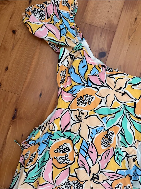 ASTR the Label mini talula tropical papaya dress medium - Image 7