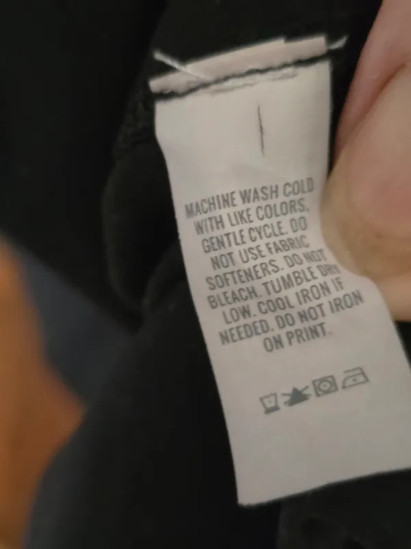 O aerie Black 'Offline' Sweatshirt Hoodie with Subtle Logo Large - Image 4