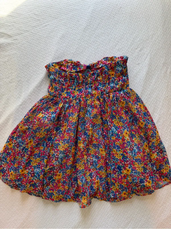 For Love and Lemons Sasha Mini Dress Floral Bustier Medium NEW - Image 3