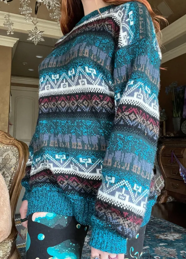 Bohemian Mexico Sweater Size M - Image 3