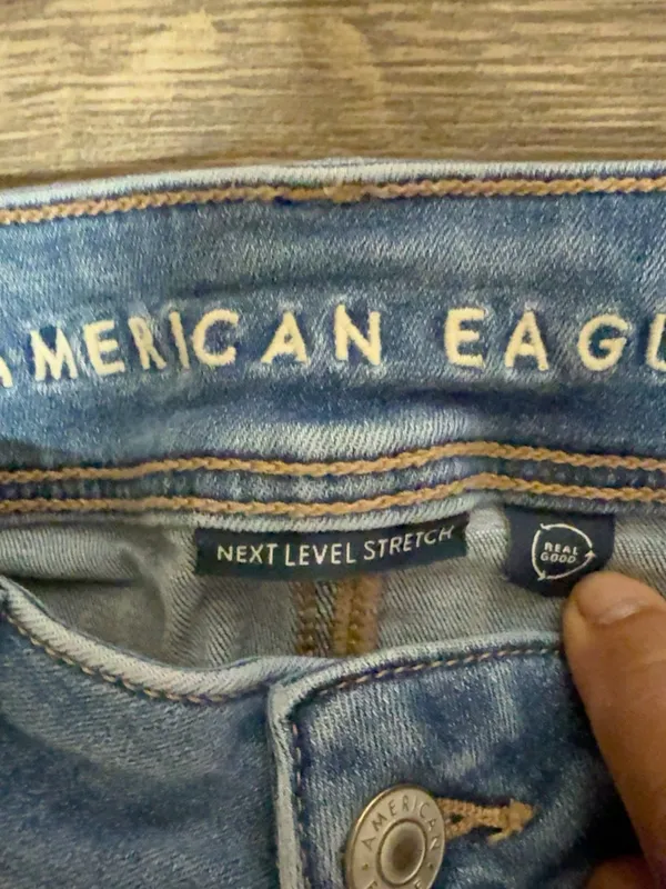 merican Eagle Kick Boot Jeans Women’s Size 4 Regular Next Level Stretch light W - Image 7