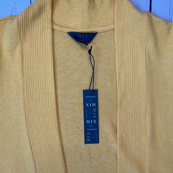 NWT - Mix by 41Hawthorne - Women’s Yellow Cardigan - Size Medium - Image 2