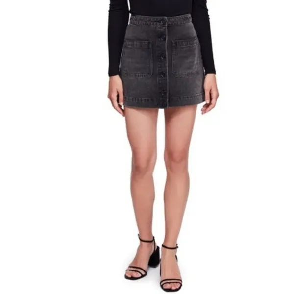 We the free don’t get me wrong super high rise black skirt 30‎ - Image 2