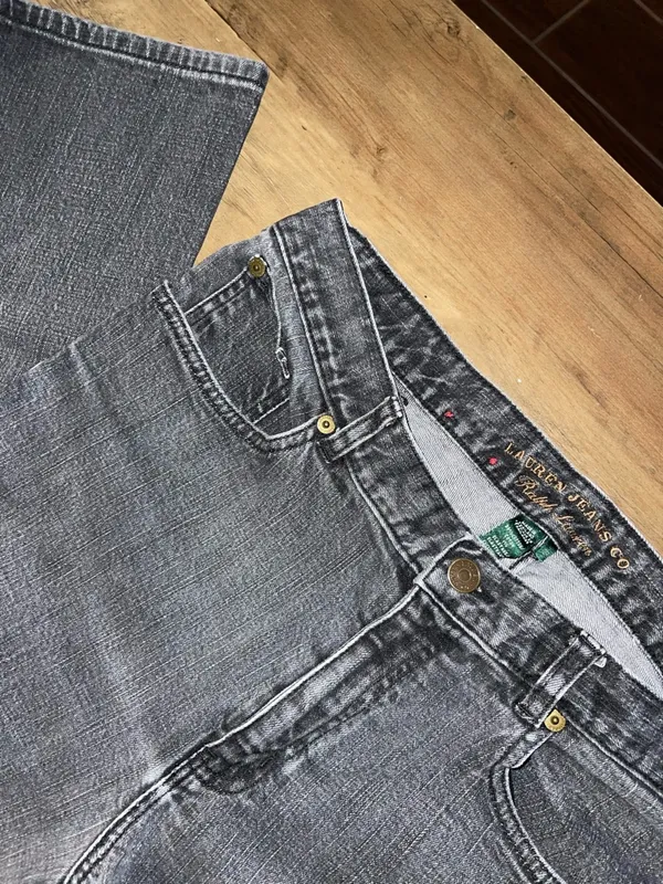 Ralph Lauren Jeans Co. Faded Black Straight Leg Jeans - Image 4