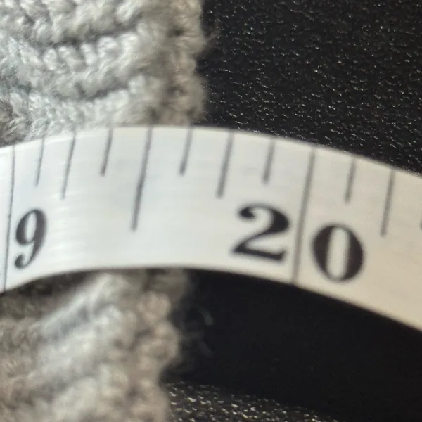 Hollister Gray Wrap Front Ribbed Knit Sweater Women’s Small Balloon Sleeve - Image 10