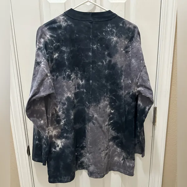 WE THE FREE PEOPLE Be Free Tunic Top Tie Dye Long Sleeve size Small - Image 12