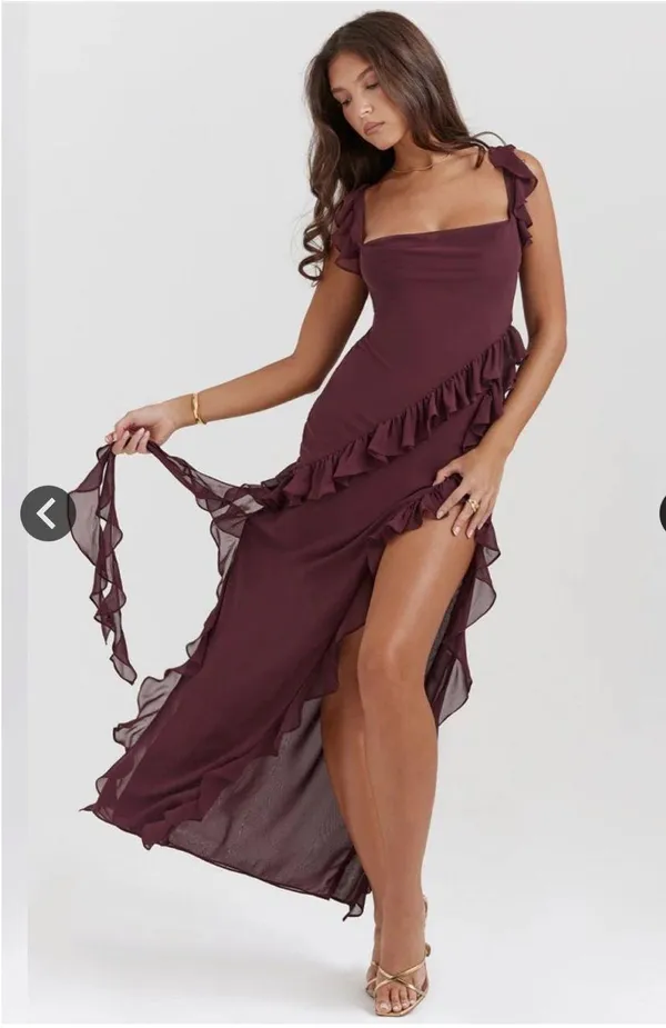 Burgundy Formal Dress - Image 2