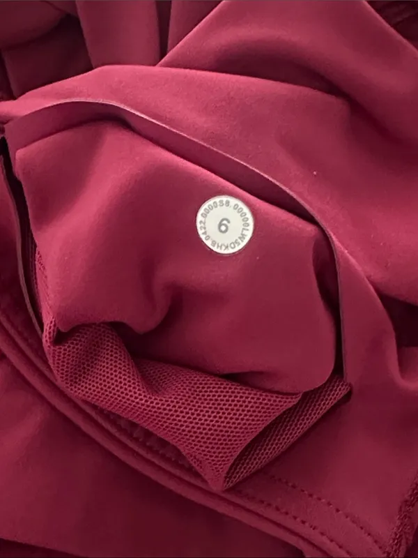 Lululemon‎ Base Pace High-Rise Tight 25" Red Merlot size 6 - Image 3