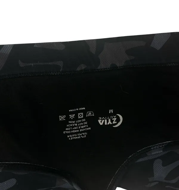 ZYIA black camo sports bra size M - Image 4
