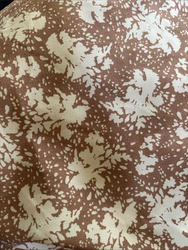 Lulus Picturesque Moments Brown Floral Print Strappy Maxi Dress Sz M Date Night - Image 9