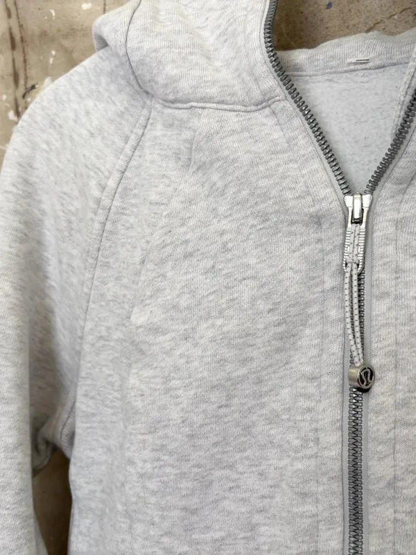 Lululemon Scuba Hoodie Light Cotton Fleece, Heathered Core Ultra Light Grey - Image 3