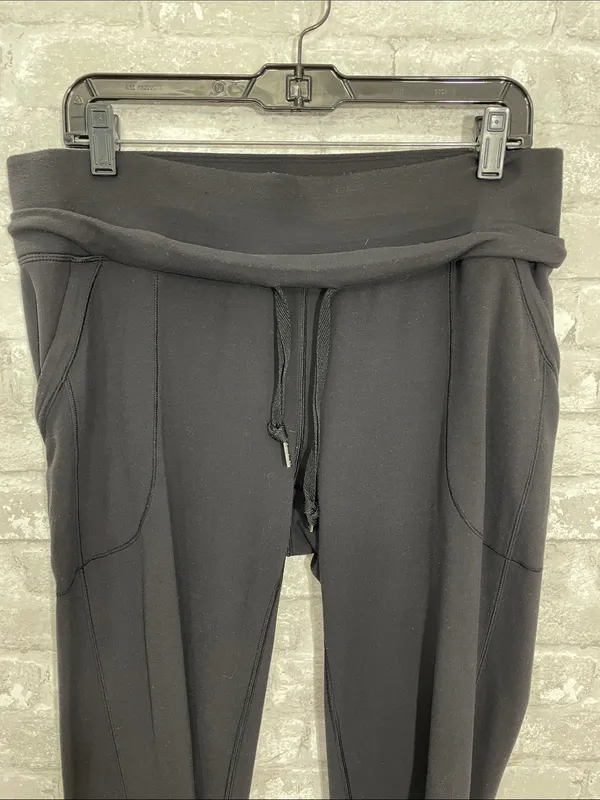 lululemon athletica Black Fold-Over Waist Jogger Pants - Image 2
