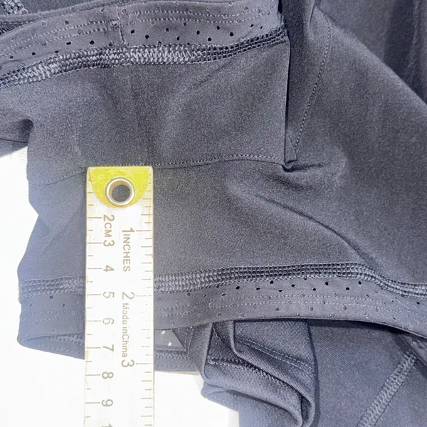 Spanx Black Athletic Running Gym Flowy‎ Short w/ Slimming Bike Shorts Size Large - Image 9