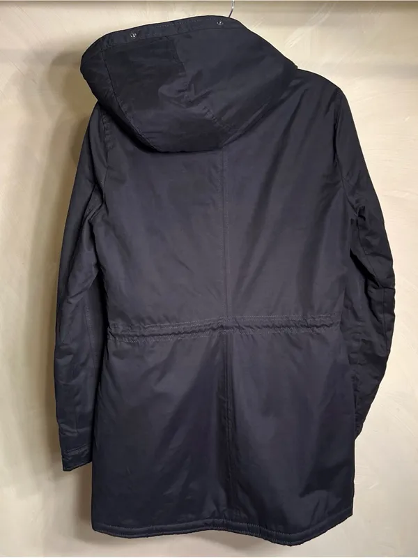 Hollister Womens Pacific Merchants Faux Fur Hooded Parka Jacket Y2K Style|Size:M - Image 16