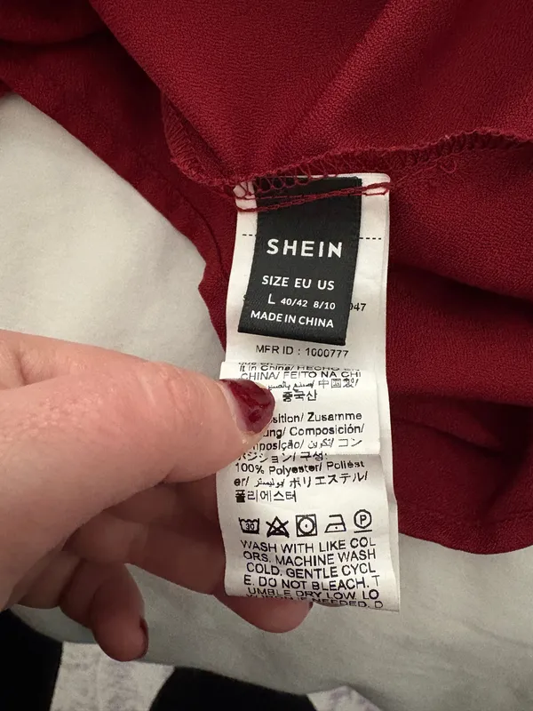 SHEIN Notch Collar Work Shirt  - Image 10