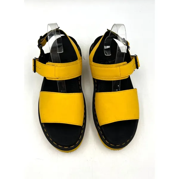 Dr. Martens Voss Leather Strap Sandals Yellow - Image 3