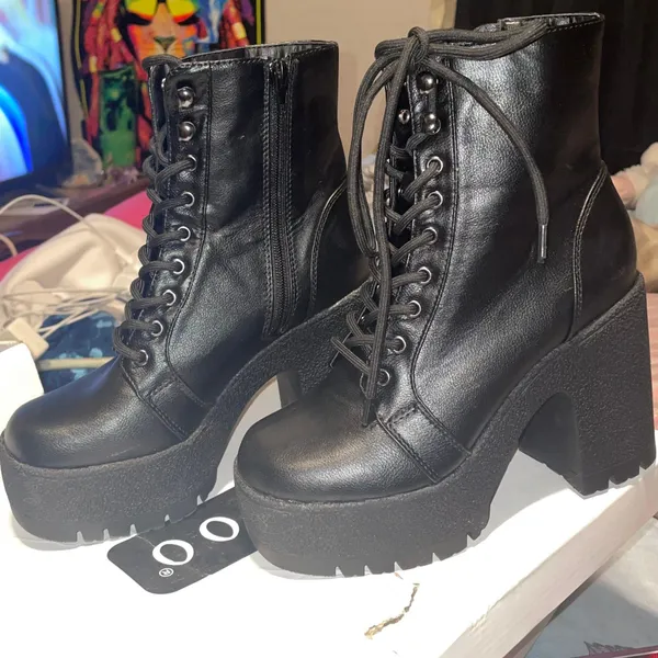 Faux Leather Booties - Image 2