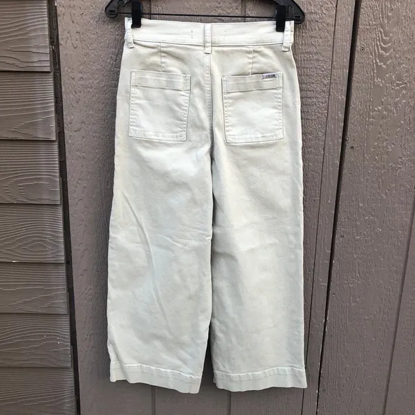 Joes jeans wide leg crop desert sage pants women’s size 27 - Image 2
