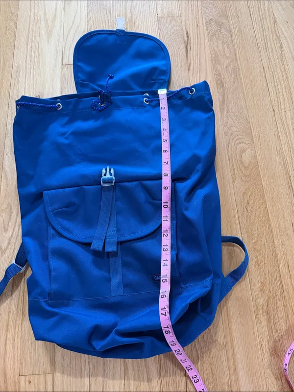 Baggu Blue Drawstring Backpack - Image 7
