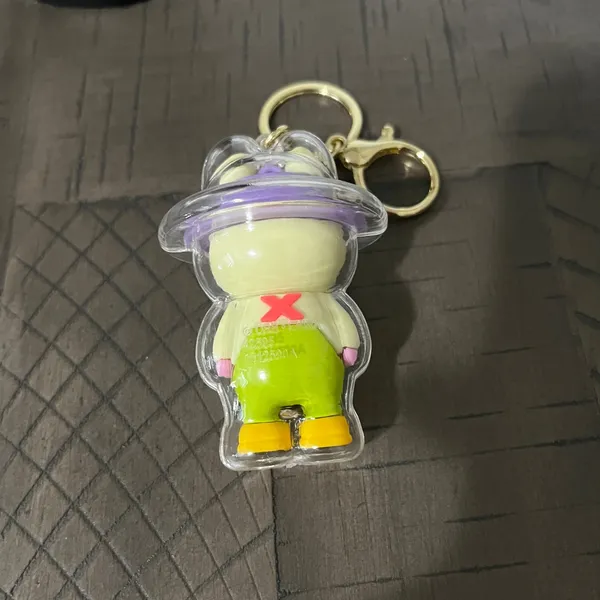 Set of two Labubu keychains Green - Image 2