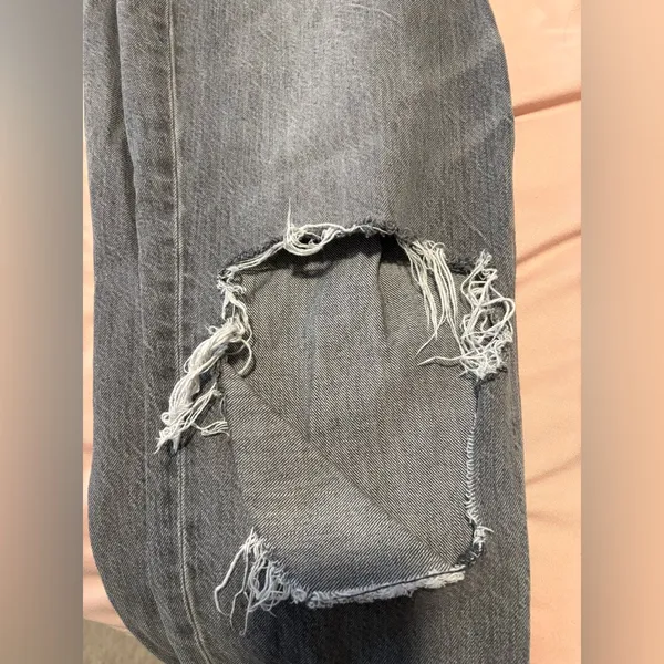 American Eagle Outfitters Gray Ankle Jeans - Image 2